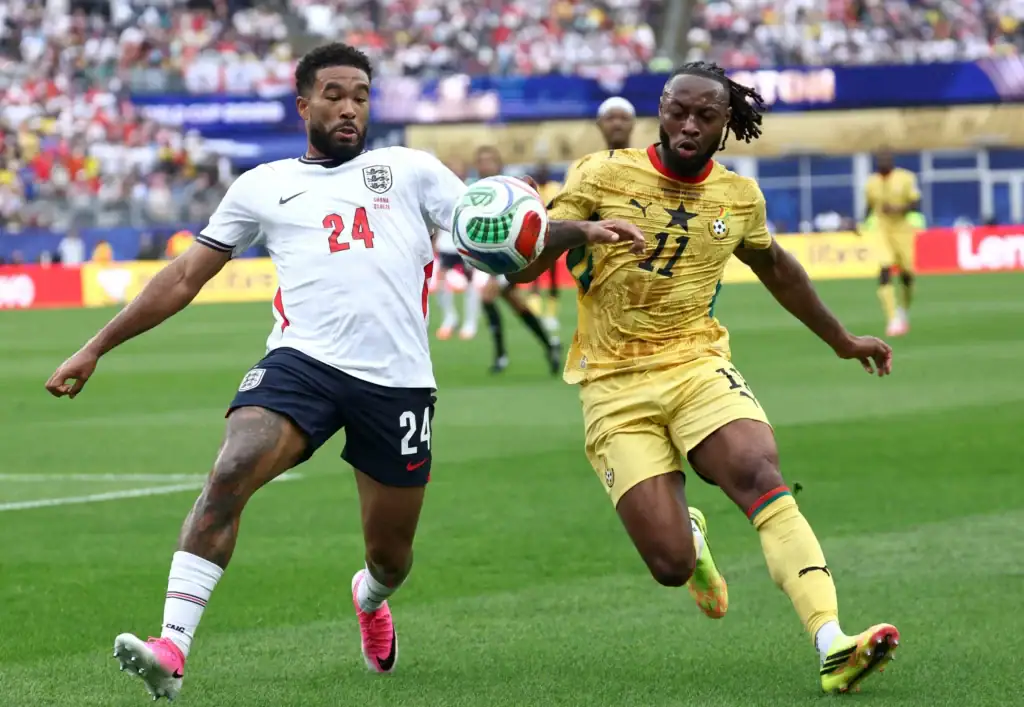 Semenyo and Reece James at the 2026 FOFA World Cup