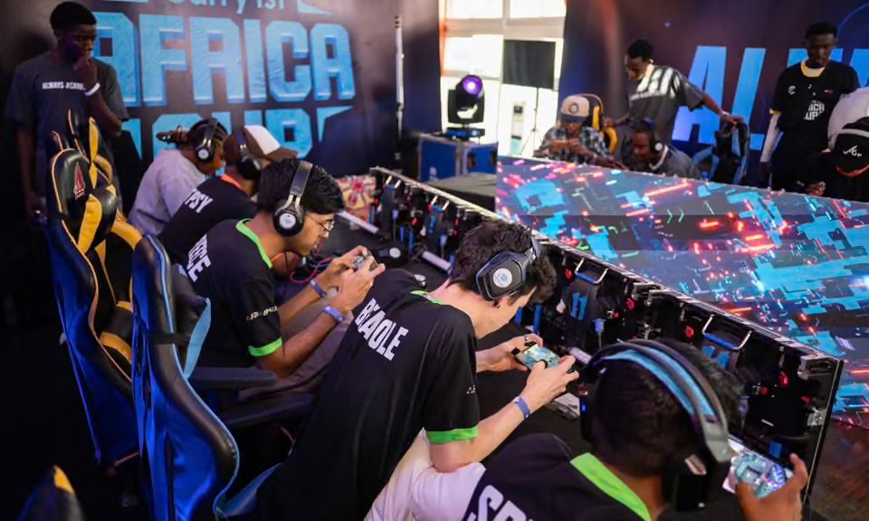 Members of South Africa's Noxious Gaming (NG) team