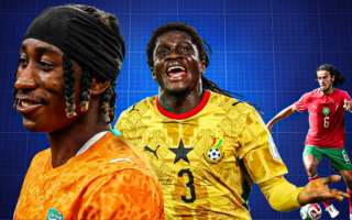 African football stars at the World Cup